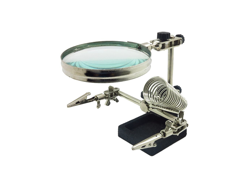 Helping Hand Magnifier With Soldering Stand - Image 1